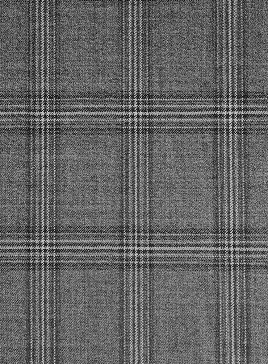 Bristol Marmo Gray Windowpane Suit - Image 5
