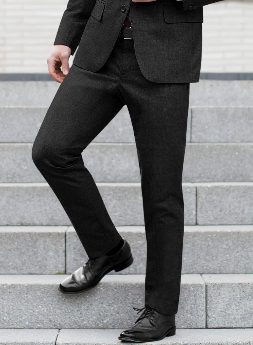Bristol Nailhead Charcoal Suit - Image 4
