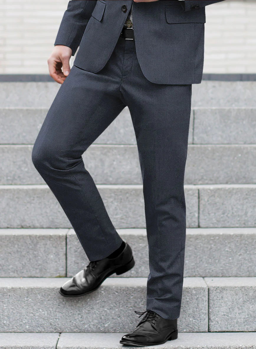 Bristol Nailhead Navy Blue Pants - Image 2
