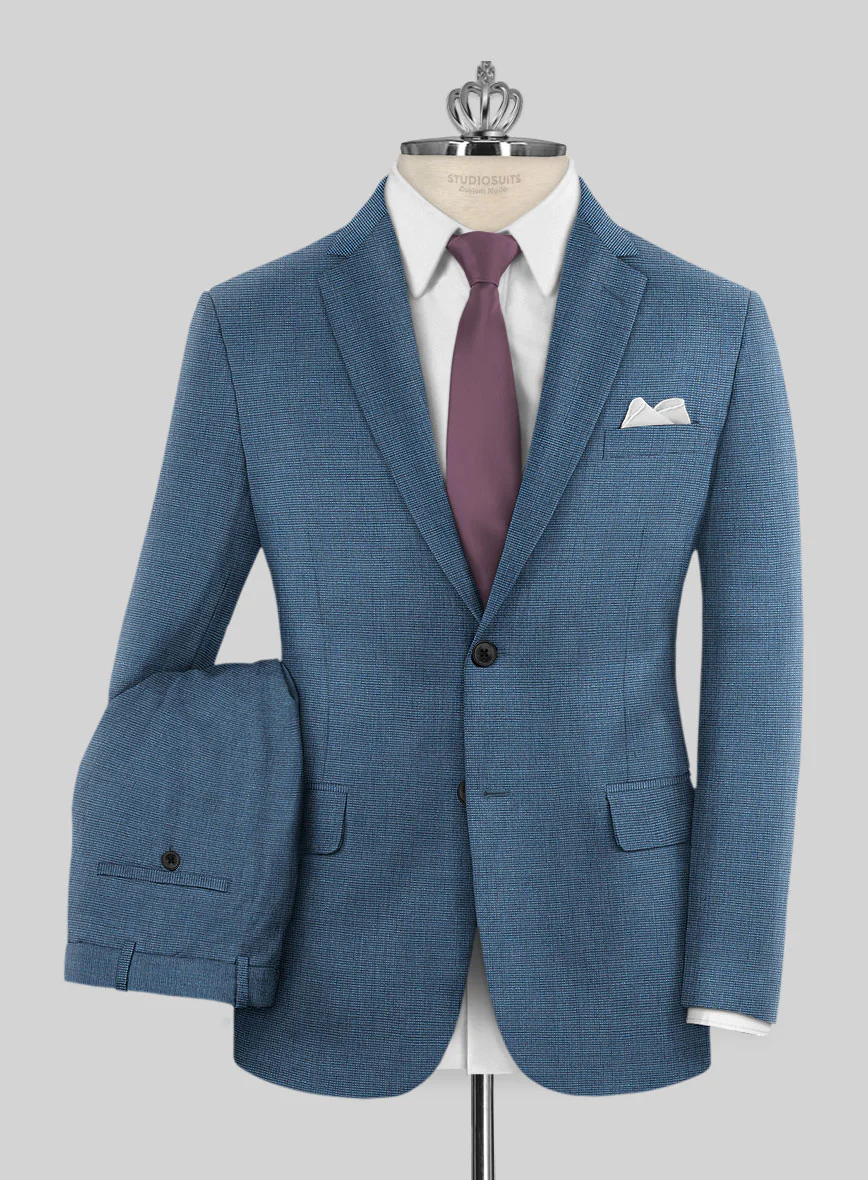 Bristol Nailhead Rich Blue Suit
