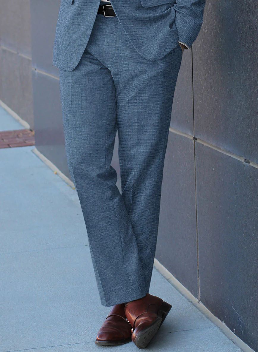 Bristol Nailhead Rich Blue Suit - Image 6