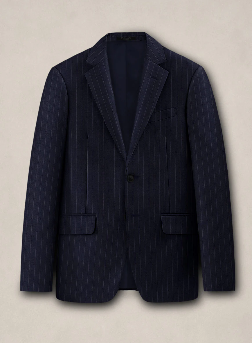 Bristol Navy Pinstripe Suit - Image 2