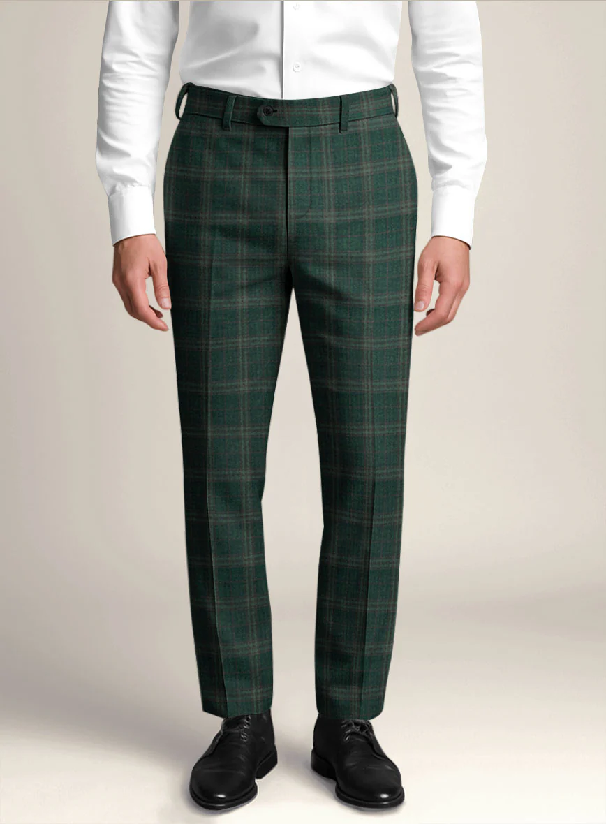 Bristol Pino Green Check Pants
