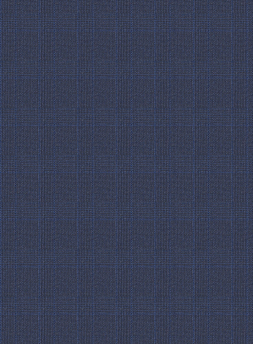 Bristol Refino Blue Checks Jacket - Image 2