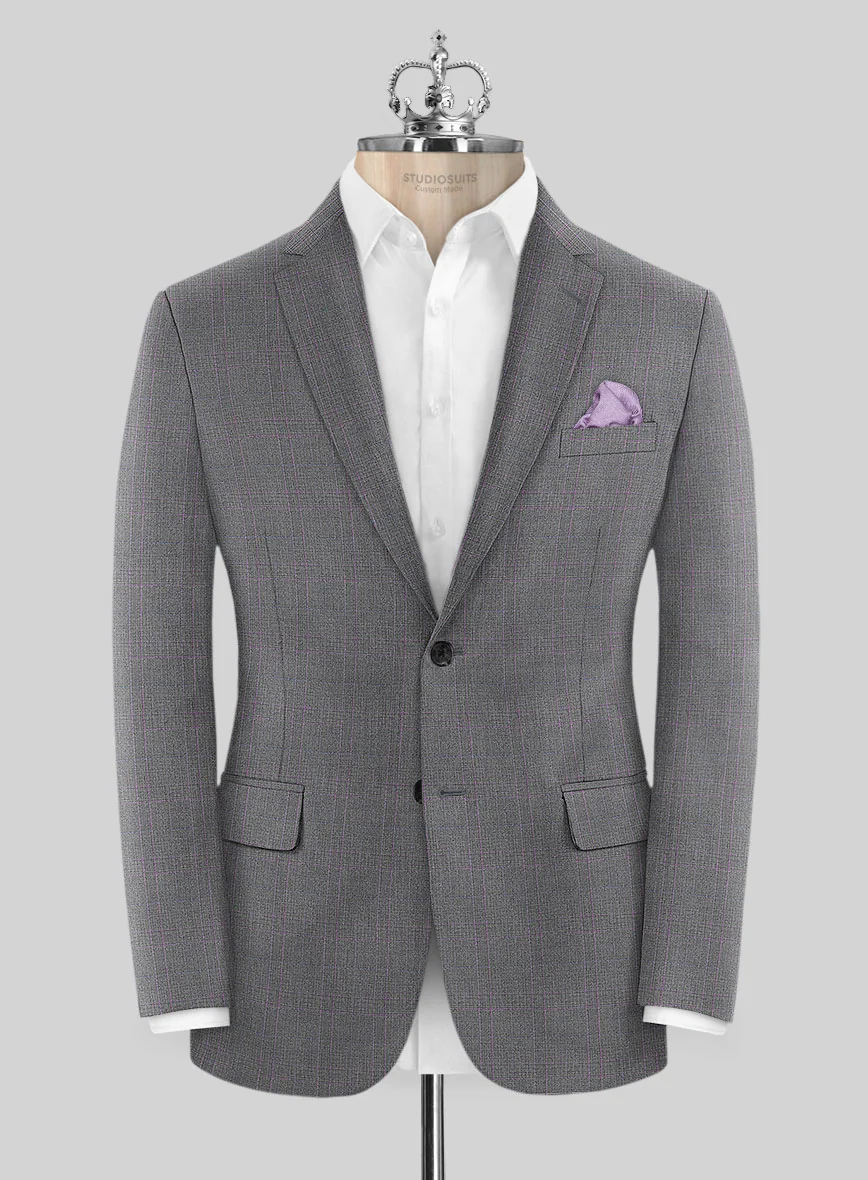 Bristol Sebas Gray Checks Jacket
