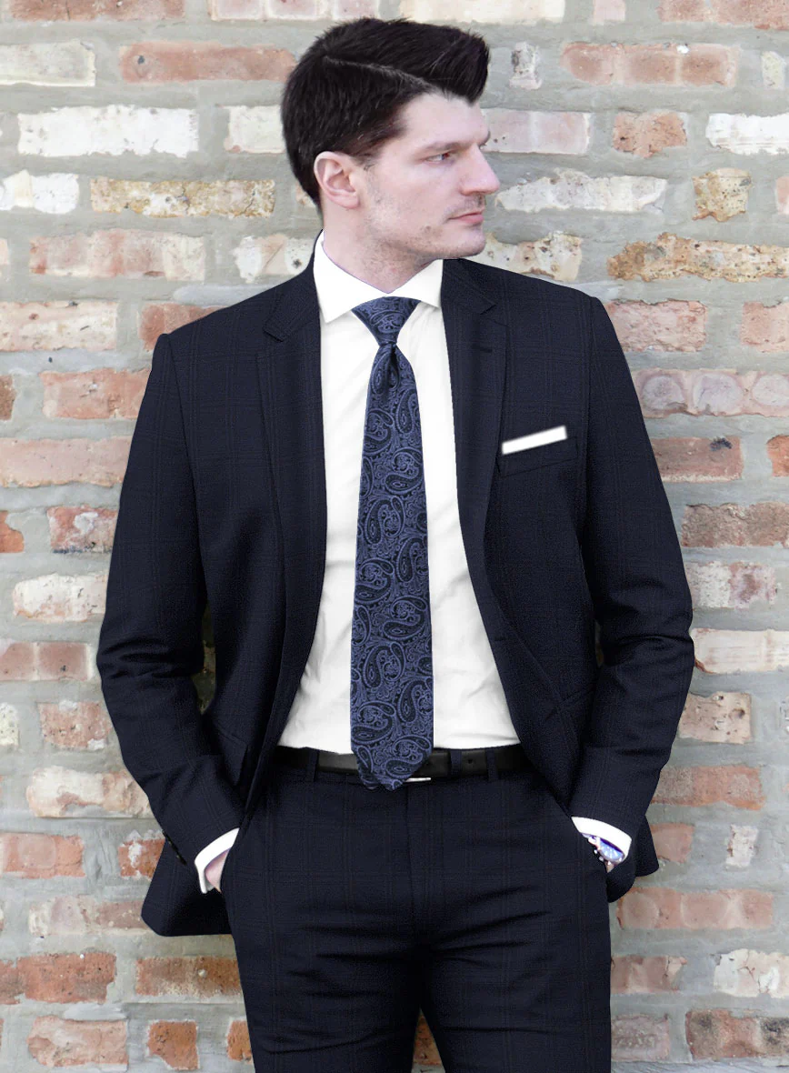 Bristol Silvio Blue Checks Jacket - Image 2