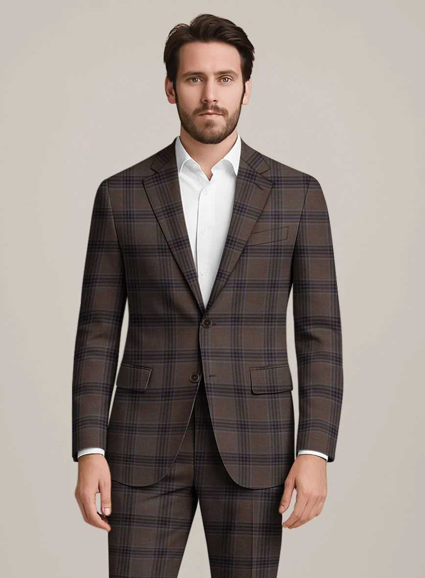 Bristol Trufa Brown Check Jacket - Image 2