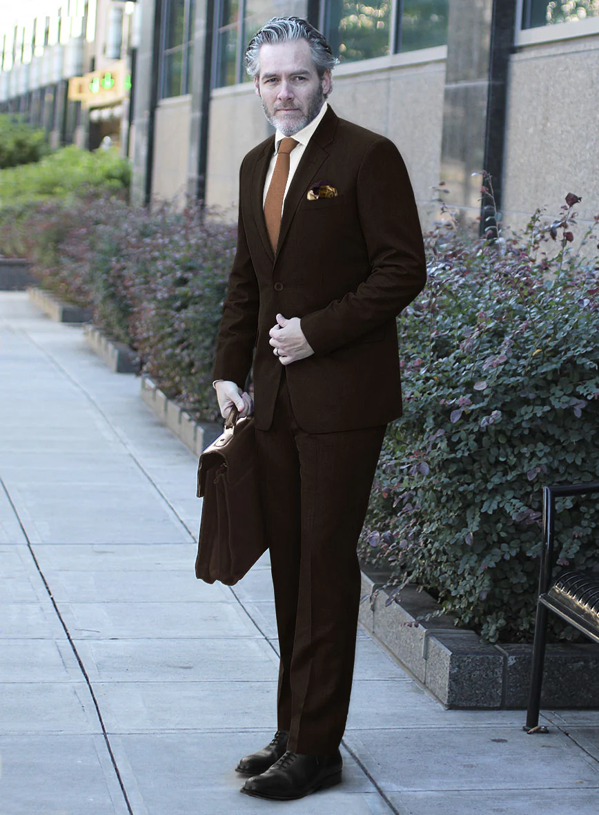 Bristol Umber Brown Suit - Image 2