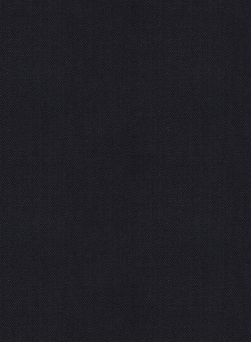 Bristol Umino Dark Blue Herringbone Suit - Image 7