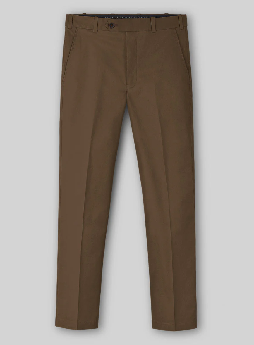 Brown Stretch Chino Suit - Image 4