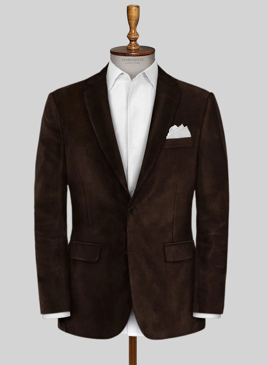 Brown Velvet Jacket