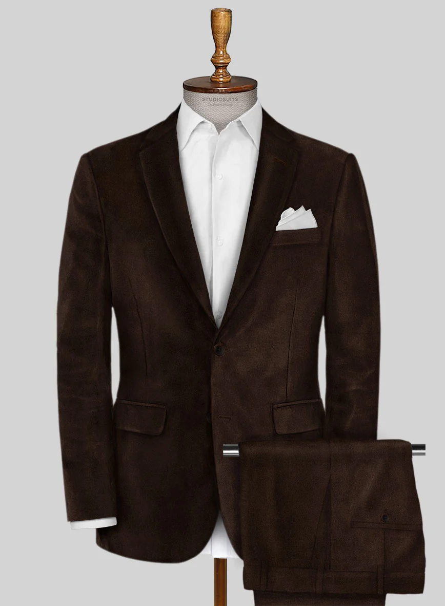 Brown Velvet Suit - Image 2