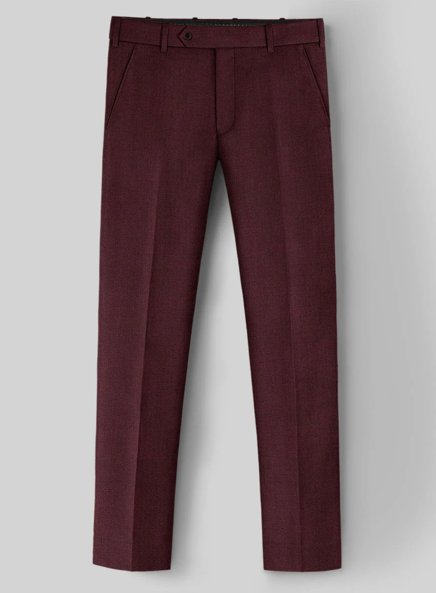 Burgundy Wool Suit - Image 5