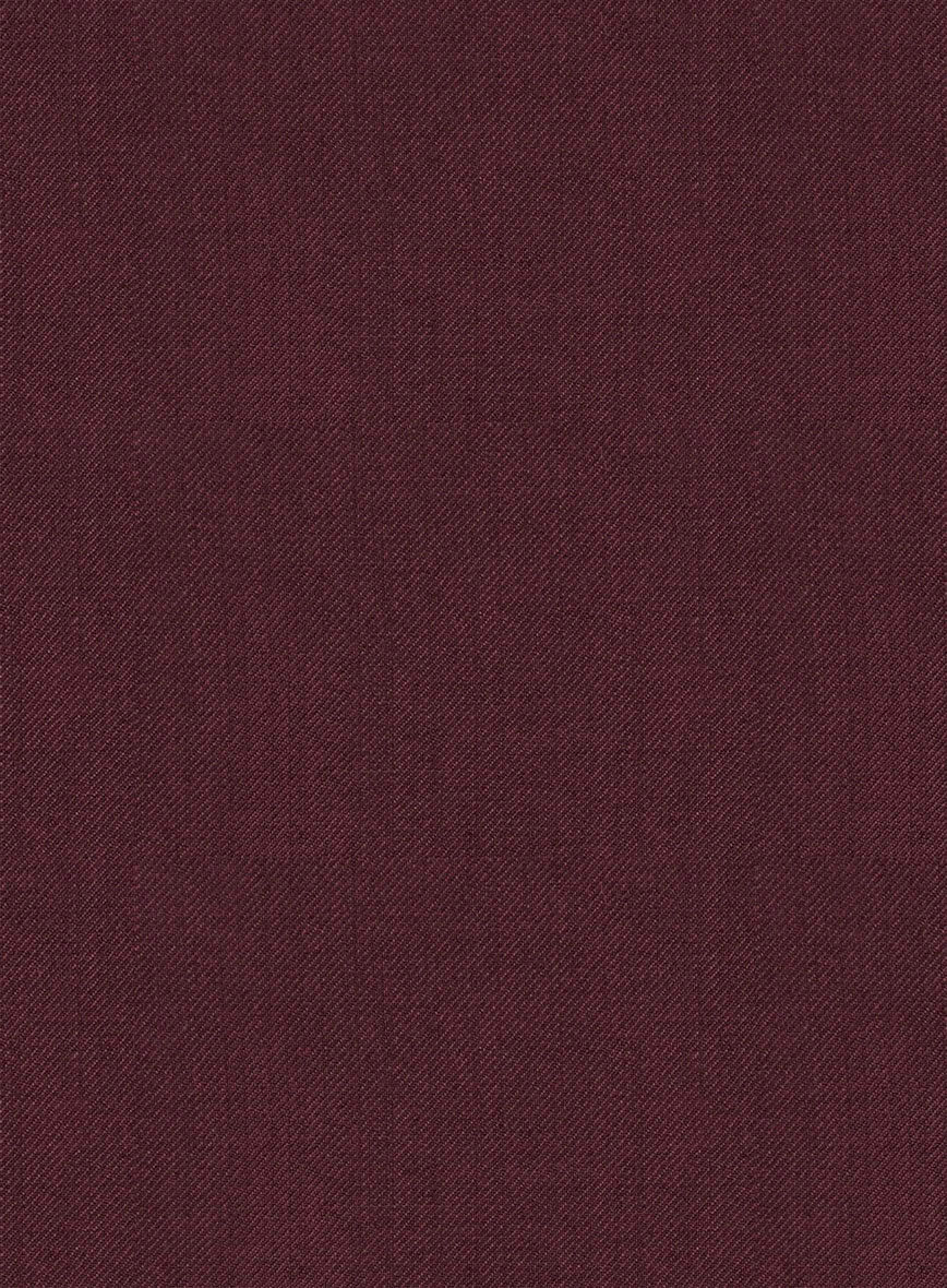 Burgundy Wool Suit - Image 8