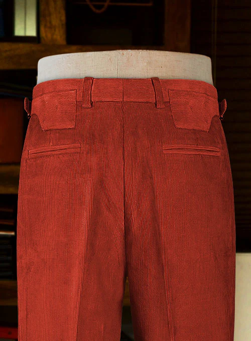 Burnt Sienna Colonel Corduroy Trousers - Image 7