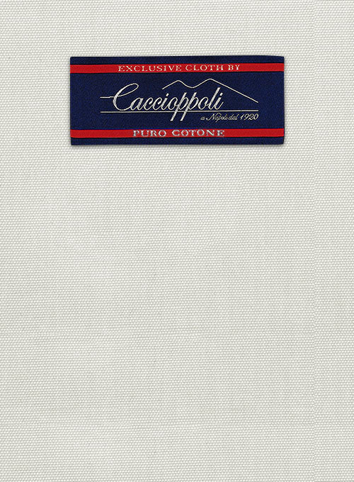 Caccioppoli Canvas Light Beige Cotton Pants - Image 2