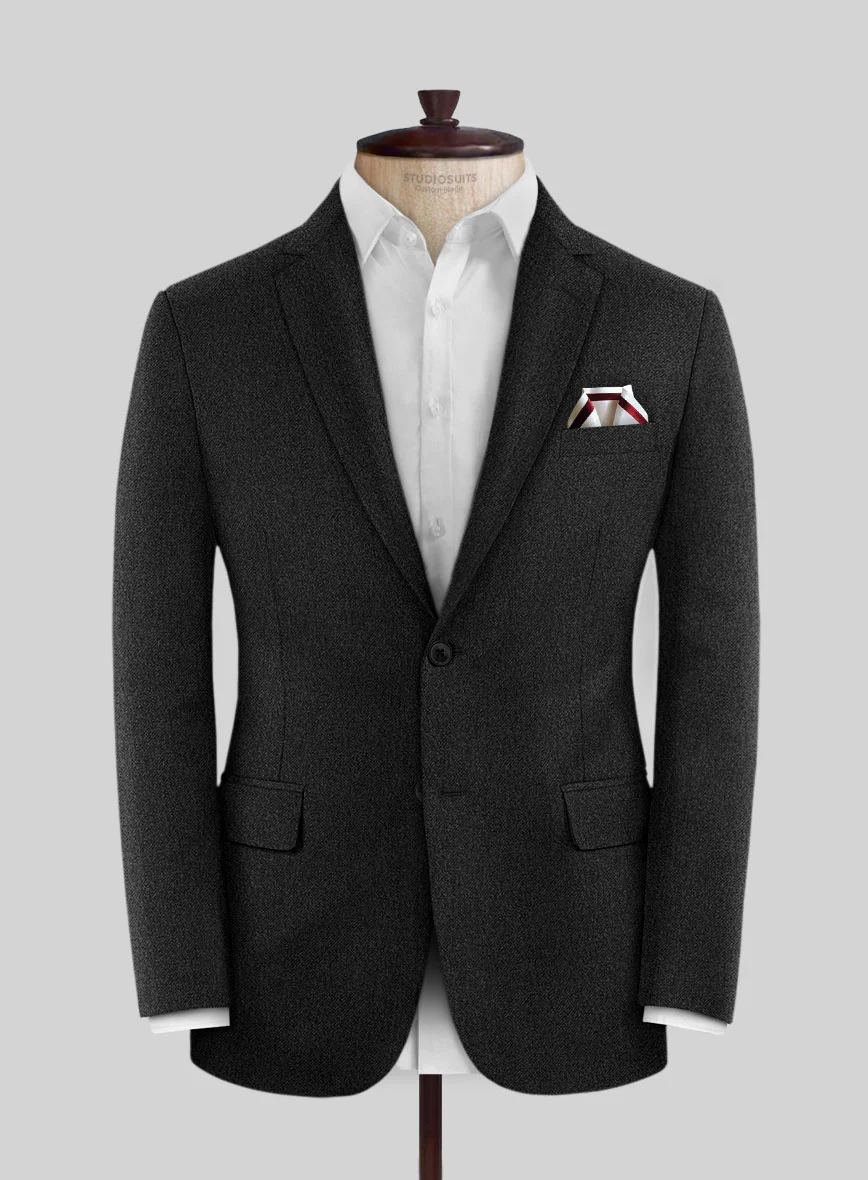 Caccioppoli Carrio Charcoal Wool Suit - Image 3