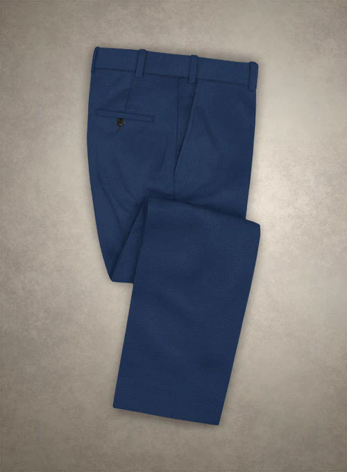 Caccioppoli Cotton Gabardine Lapis Blue Suit - Image 4