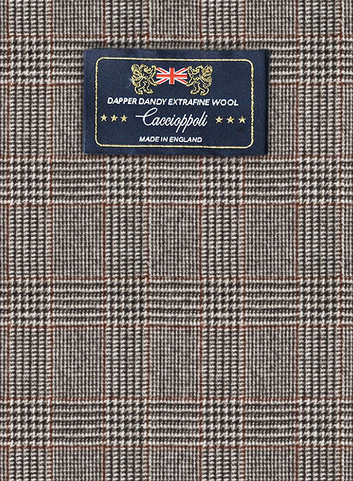 Caccioppoli Dapper Dandy Aronio Gray Wool Suit - Image 2