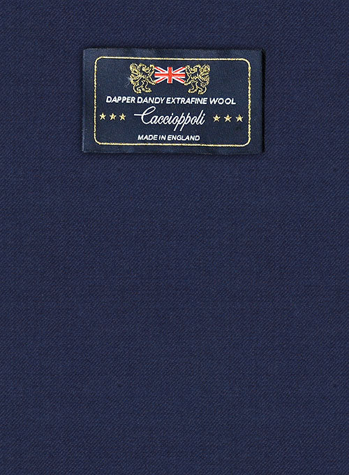 Caccioppoli Dapper Dandy Attoro Blue Wool Pants - Image 7