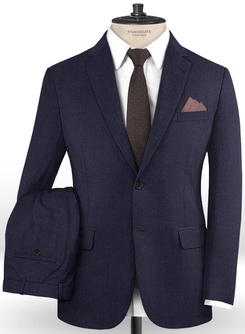 Caccioppoli Dapper Dandy Capala Blue Wool Suit