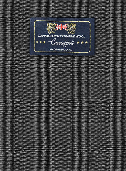 Caccioppoli Dapper Dandy Gloris Gray Wool Jacket - Image 2