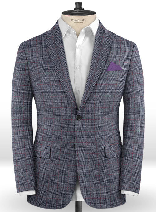 Caccioppoli Dapper Dandy Lionni Blue Wool Suit - Image 3