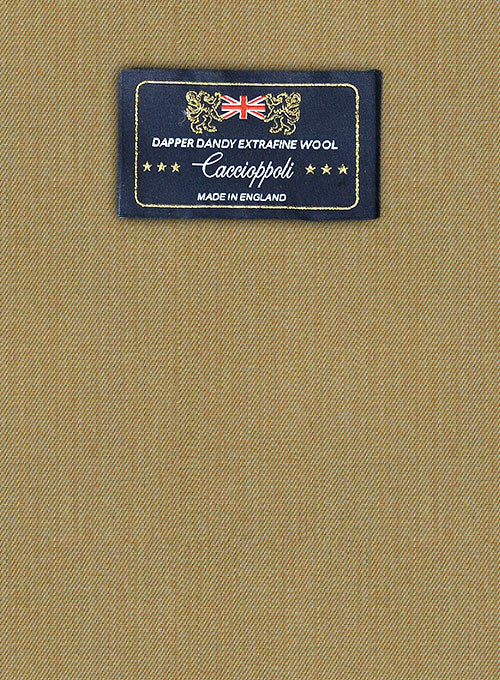 Caccioppoli Dapper Dandy Madici Moss Green Wool Pants - Image 7