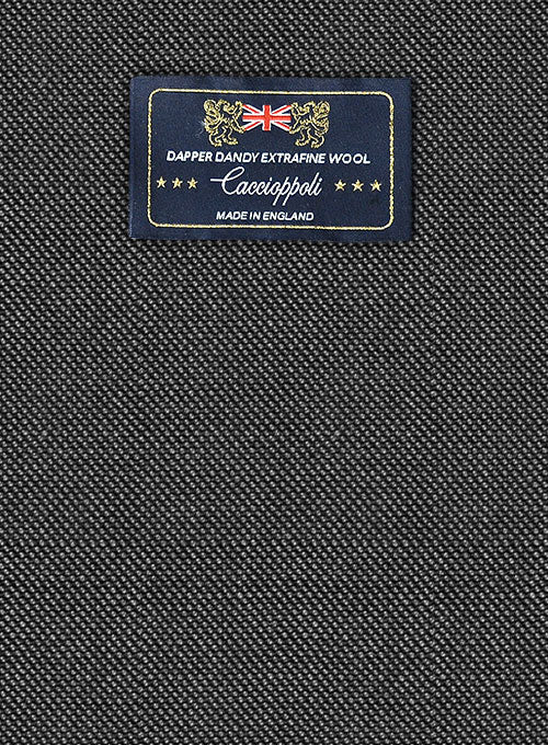 Caccioppoli Dapper Dandy Muiz Birdseye Gray Wool Jacket - Image 2