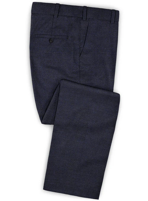 Caccioppoli Dapper Dandy Pabio Dark Blue Wool Suit - Image 4