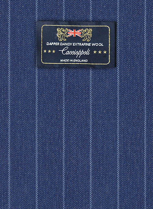 Caccioppoli Dapper Dandy Parbo Blue Wool Suit - Image 2