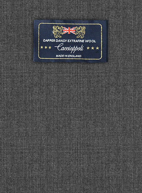 Caccioppoli Dapper Dandy Sancto Gray Wool Jacket - Image 2