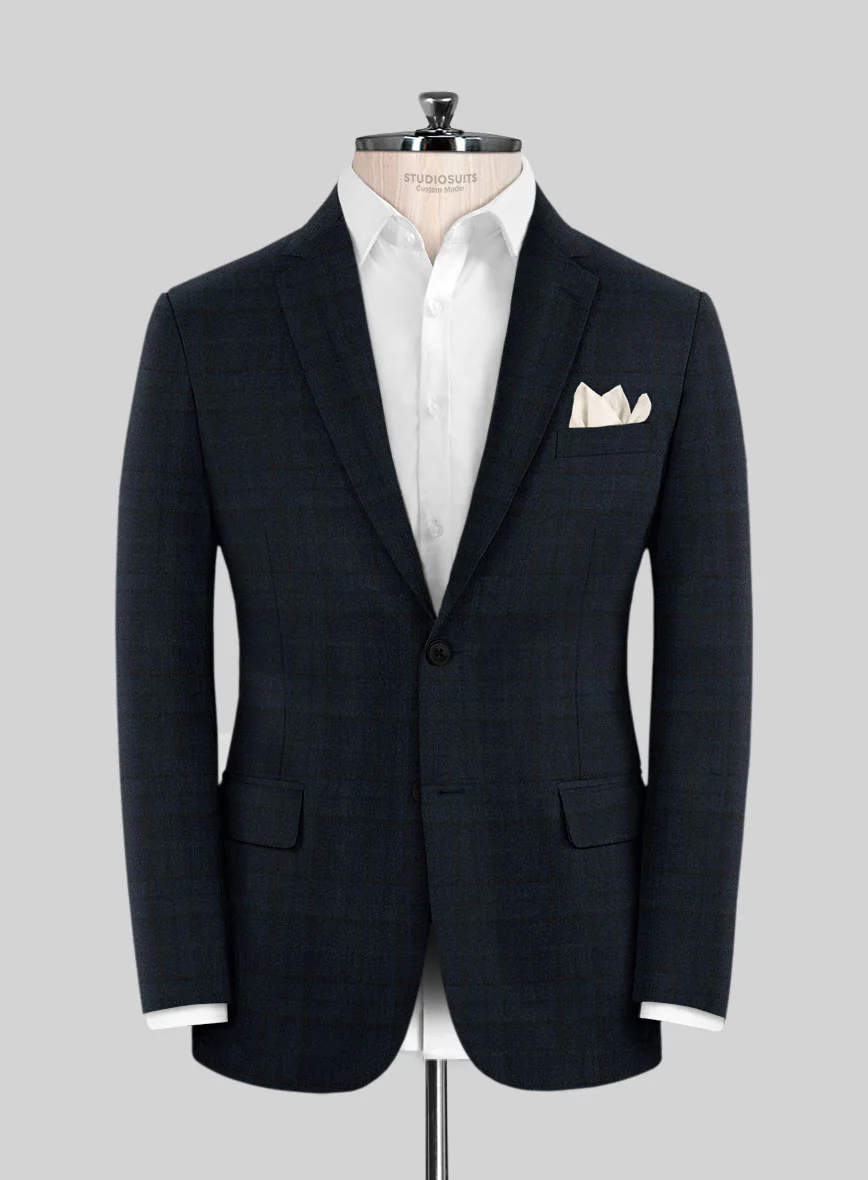 Caccioppoli Ellian Blue Green Wool Suit - Image 3
