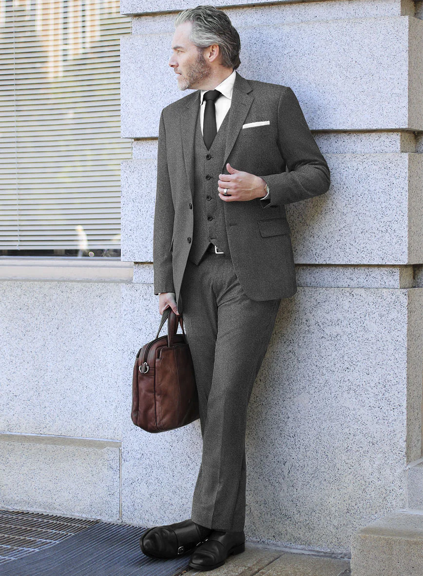 Caccioppoli Imma Gray Wool Suit - Image 2