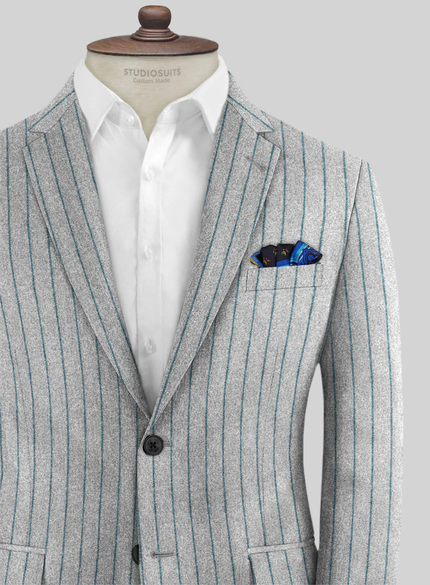 Caccioppoli Jimena Gray Wool Jacket - Image 2