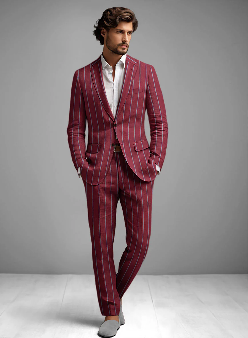 Caccioppoli Moncal Linen Suit - Image 2