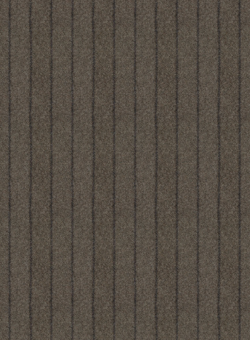 Caccioppoli Posa Dark Brown Wool Pants - Image 3