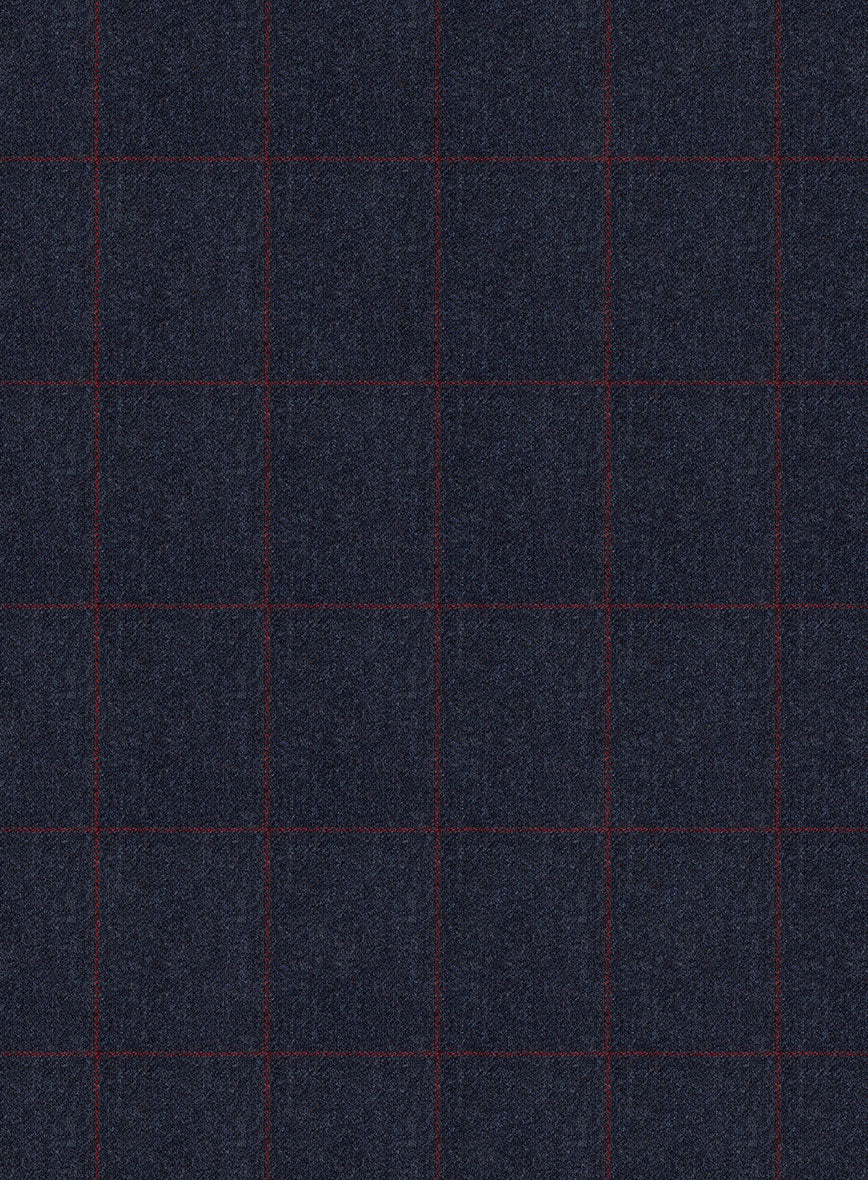 Caccioppoli Rorati Navy Blue Wool Pants - Image 3