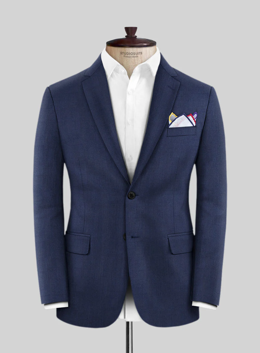 Caccioppoli Sun Dream Afarie Dark Blue Wool Suit - Image 3