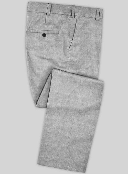 Caccioppoli Sun Dream Anzola Light Gray Wool Silk Suit - Image 4