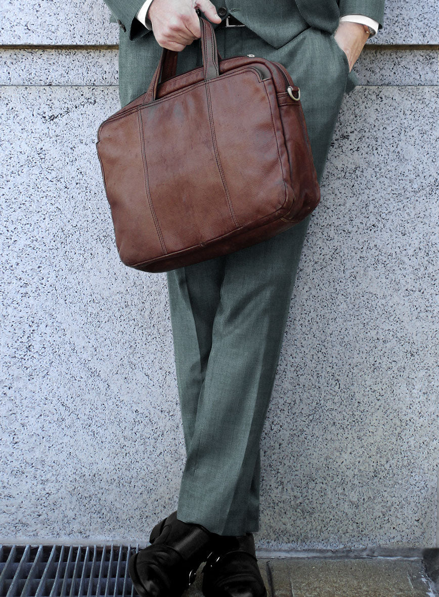 Caccioppoli Sun Dream Barto Green Wool Silk Pants - Image 2