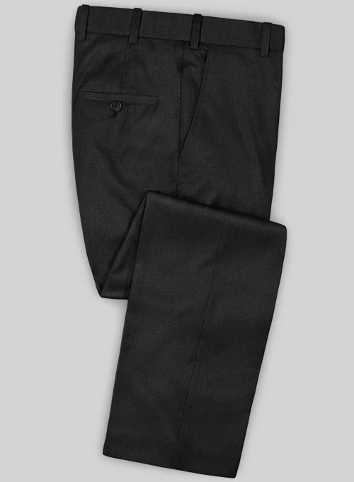 Caccioppoli Sun Dream Black Wool Silk Suit - Image 4