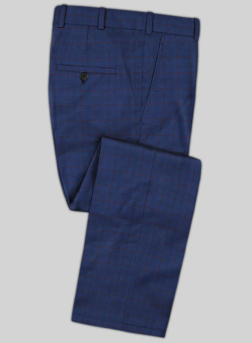 Caccioppoli Sun Dream Garlo Blue Wool Silk Suit - Image 4