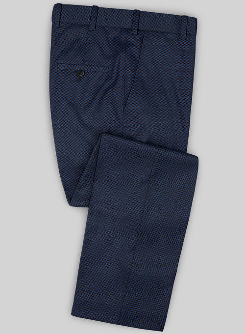 Caccioppoli Sun Dream Loggi Blue Wool Silk Suit - Image 4