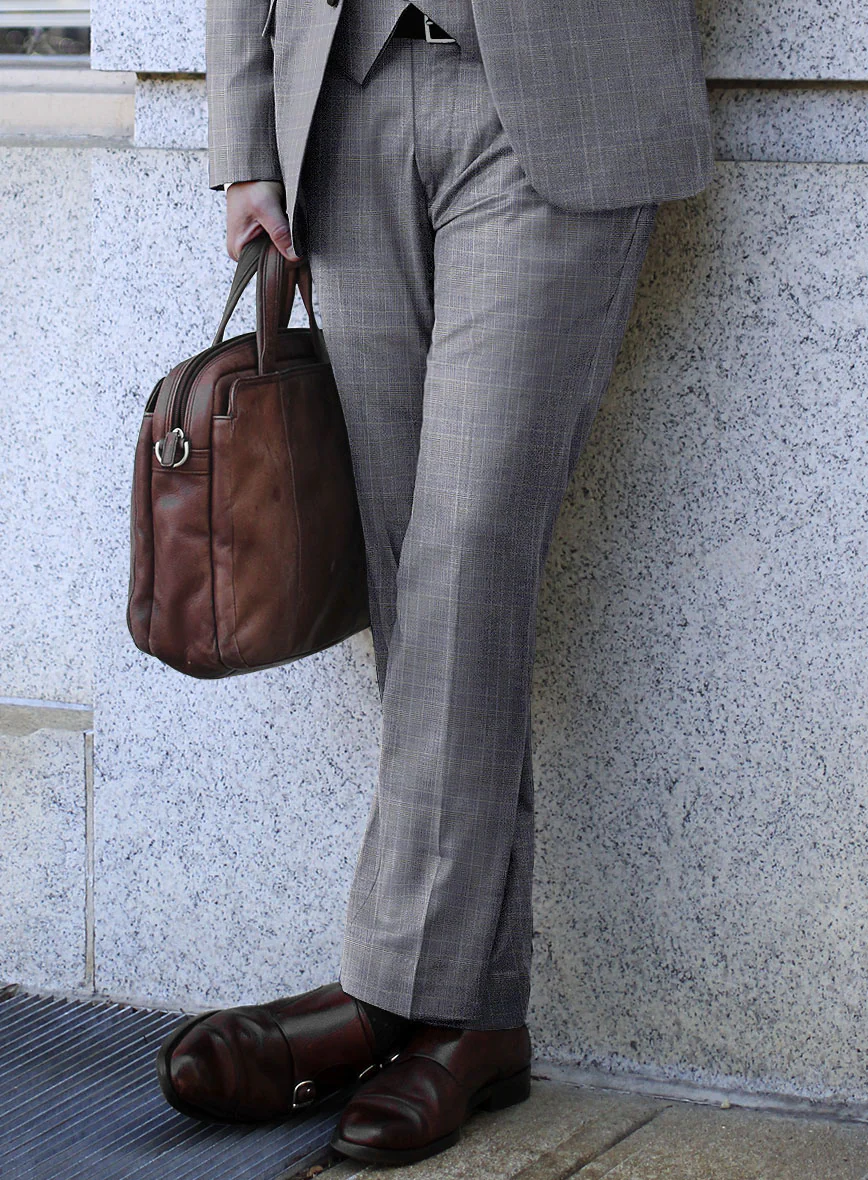 Caccioppoli Sun Dream Majoli Glen Wool Silk Pants
