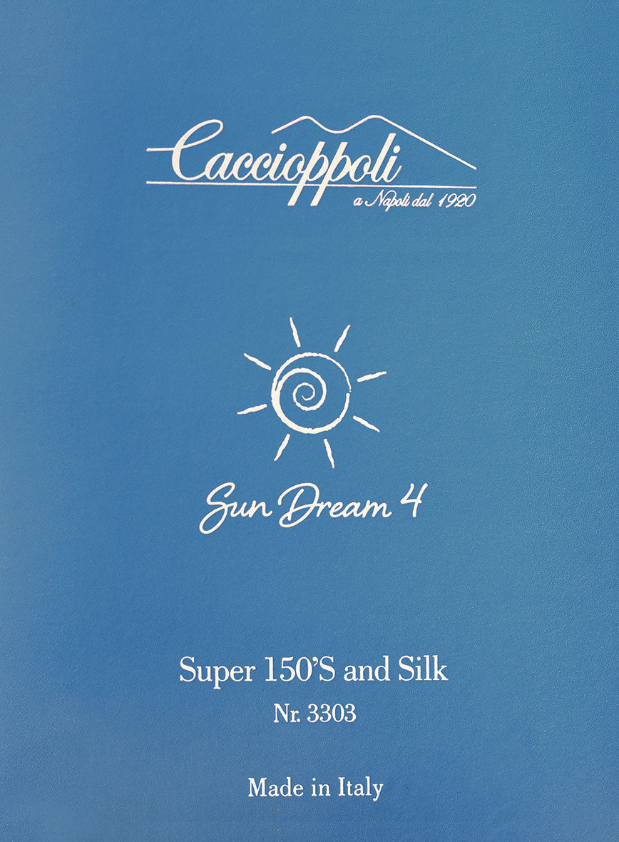 Caccioppoli Sun Dream Moltan Brown Wool Silk Suit - Image 6