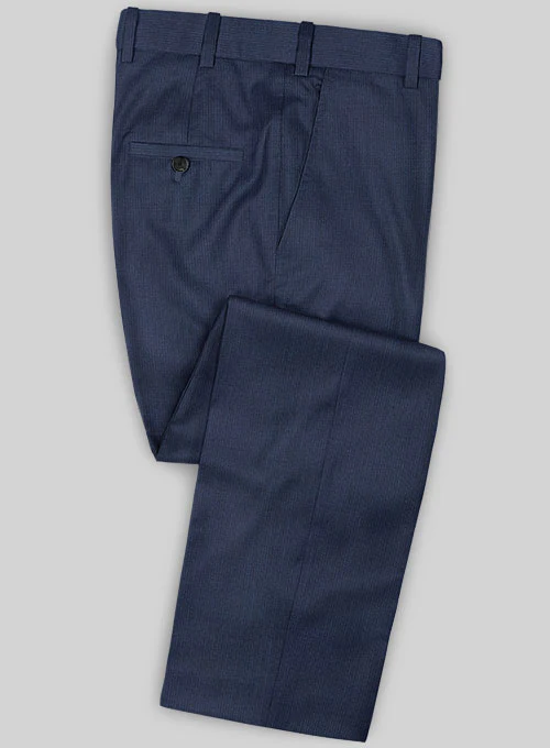 Caccioppoli Sun Dream Namuti Blue Wool Silk Suit - Image 4
