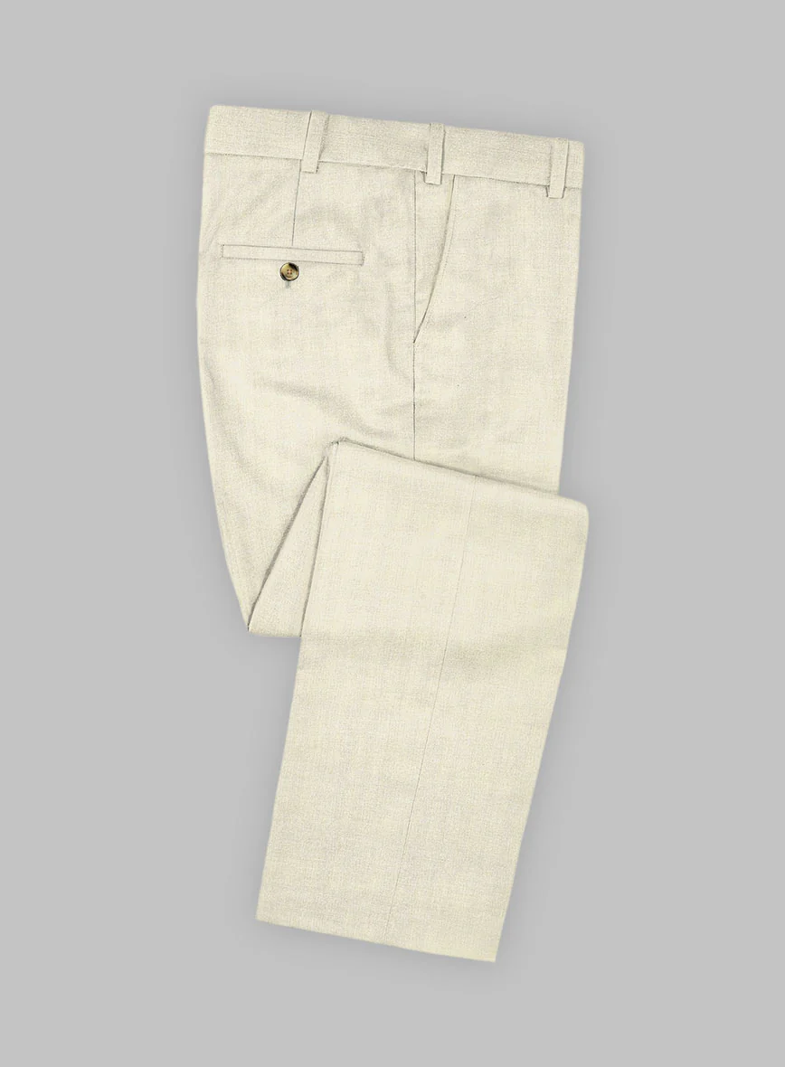 Caccioppoli Sun Dream Perpe Fawn Wool Suit - Image 4