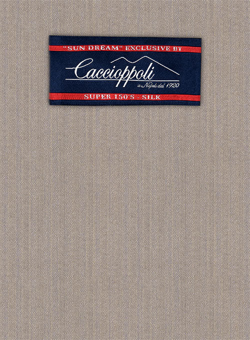 Caccioppoli Sun Dream Sinipo Brown Wool Silk Jacket - Image 2