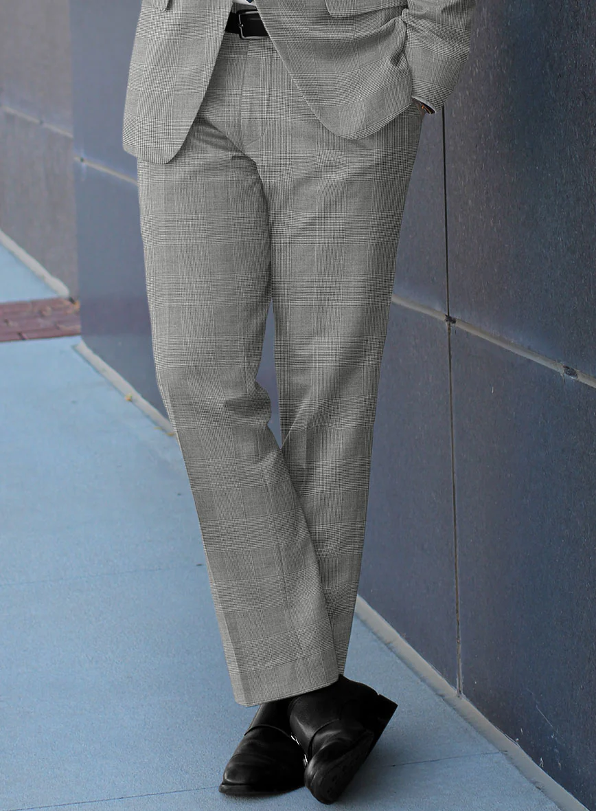 Caccioppoli Sun Dream Spiro Black Wool Silk Pants - Image 2